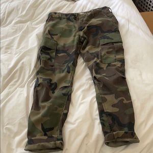 REDONE camo cargo pants